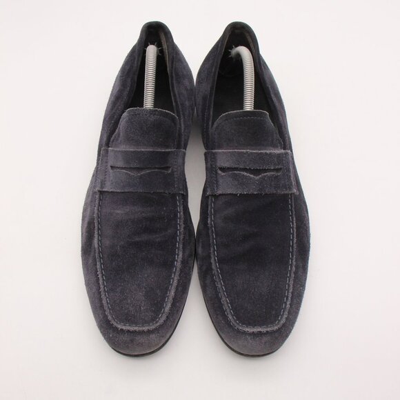 To Boot New York Men's Size 11 Leather Suede Penny Loafer Navy Blue - Picture 2 of 11